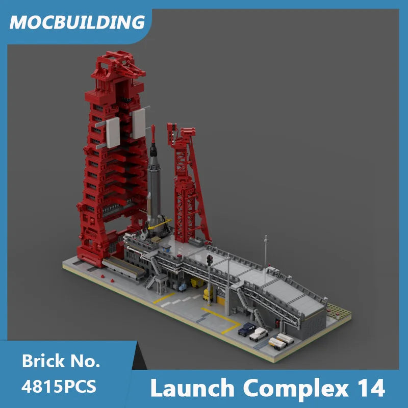 MOC Building Blocks Launch Complex 14 Model LC-14 Space Force Station Educational DIY Assembled Bricks Collection Toys 4815PCS