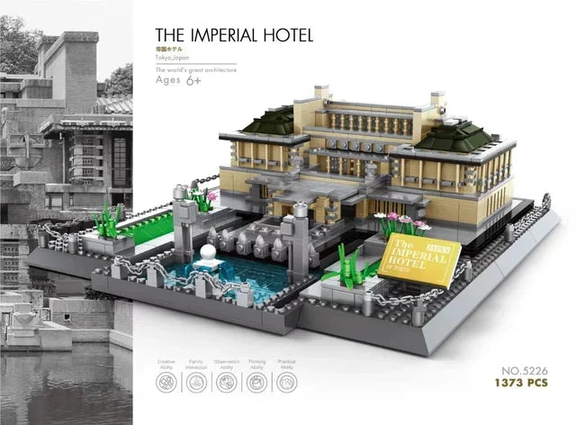 MOC World Famous Architecture Edifice Opera House Building Blocks Villa Savoye Bridge Tower Toy Children Birthday Christmas Gift - CADA BRICKS®