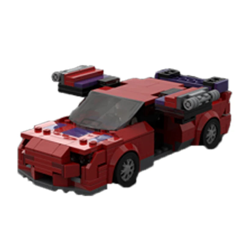 Popular Anime Car Model MOC Building Bricks Masked Special Vehicle Modular Technology Gifts Holiday Children Assemble Toy Suit - CADA BRICKS®