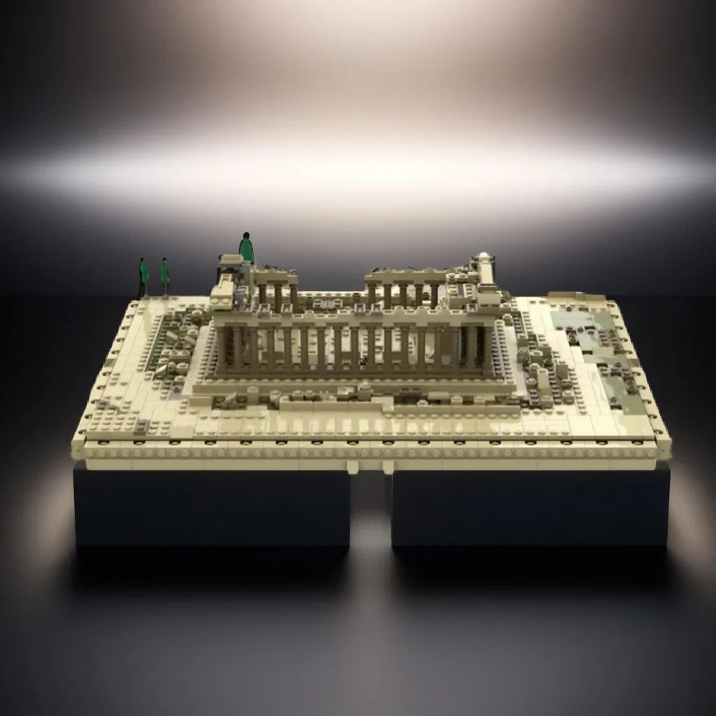1513pcs MOC Ancient Architecture Series Parthenon Classical Temple Design DIY Model Building Blocks Birthday Toys Gift