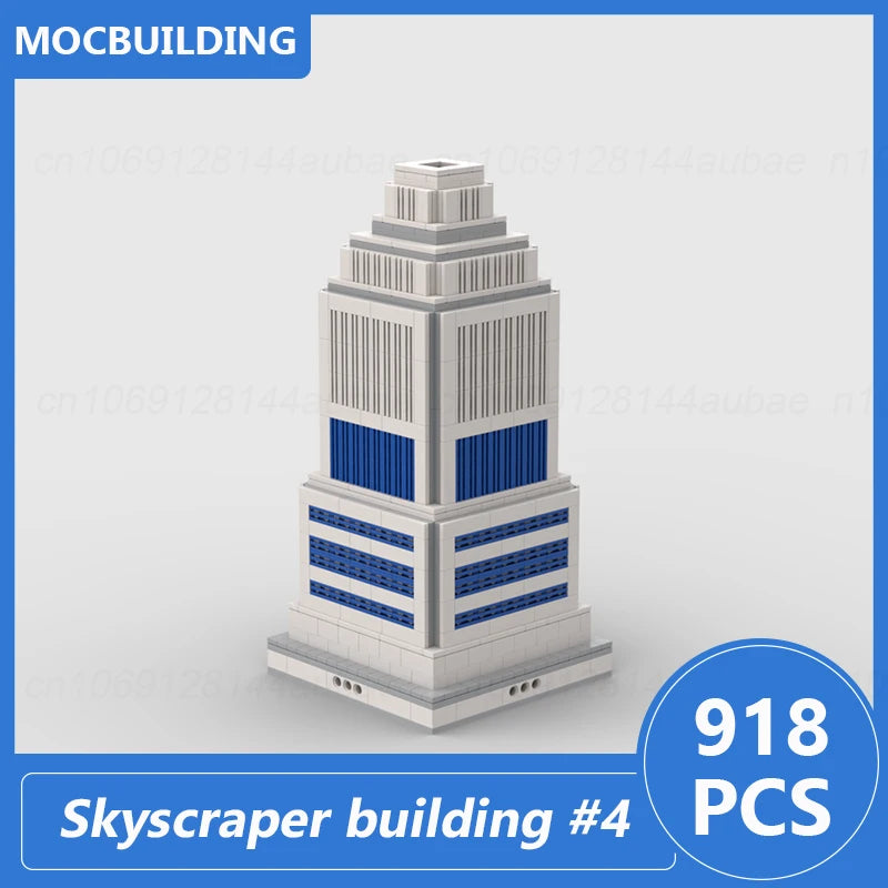 Skyscraper Modular City Series MOC Building Blocks DIY Assemble Bricks City Architecture Display Creative Educational Toys Gifts