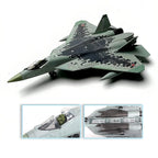 Modern Russian Air Force Sukhoi Su-57 Su-35 Military Fighter Model Assemble Copter Airplane Puzzle Building Block Assembly Toy