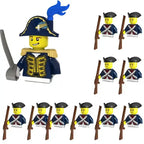 Blocchi da Costruzione Mini Militari Soldato Marina Imperiale WW2 Figure Pirati dei Caraibi Mattoncini Giocattoli Educativi per Ragazzi Regalo di Natale