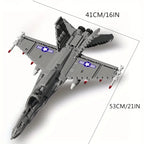 Aircraft Series F22 Fighter Building Blocks Model Famous WWII Military Airplanes MOC Bricks Sets Boys Toys Gifts For Childrens - CADA BRICKS®