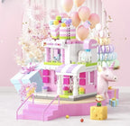 Architecture Street View House Building Blocks DIY Mini City Store Model Toys For Christmas Gifts