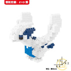 Gjør-det-selv Pokemon-klosser Små tegneserie mini byggeklosser Pikachu Charizard Eevee Mewtwo Anime sett sammen actionmodell dukker leker