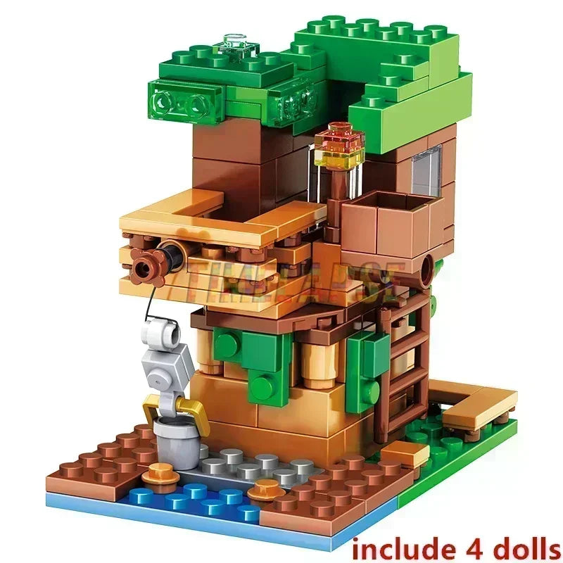 2025Architecture Village Combination Building Set Classic Building Model set bricks compatible with Minecraft Kids Kitgift toys - CADA BRICKS®