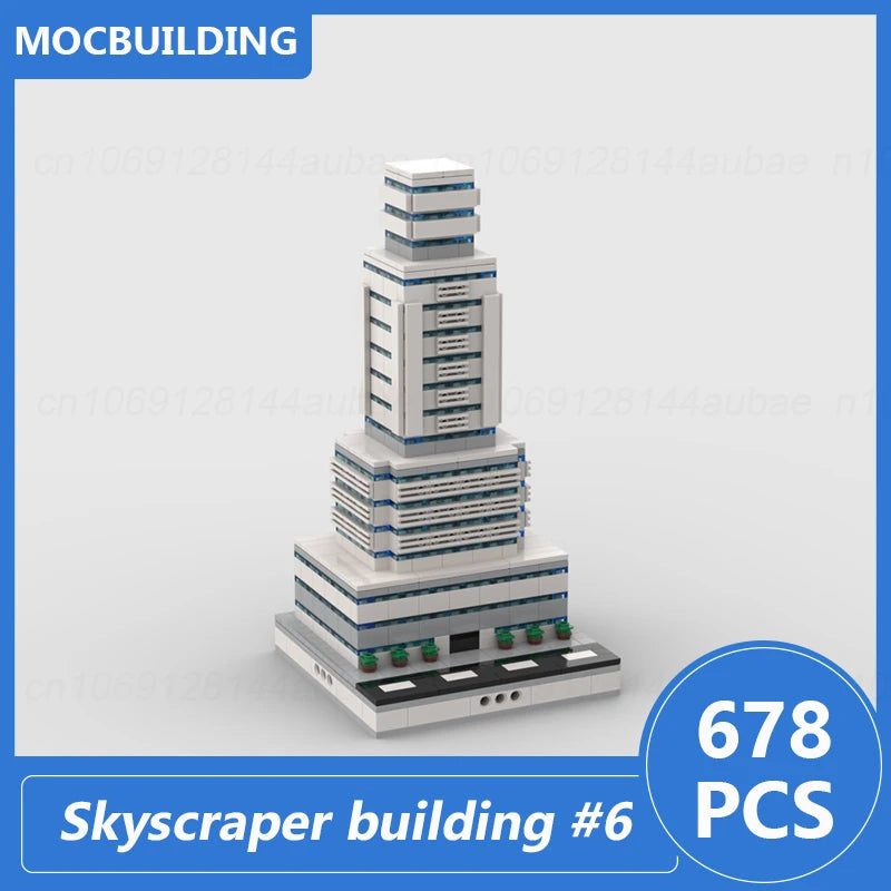 Skyscraper Modular City Series MOC Building Blocks DIY Assemble Bricks City Architecture Display Creative Educational Toys Gifts