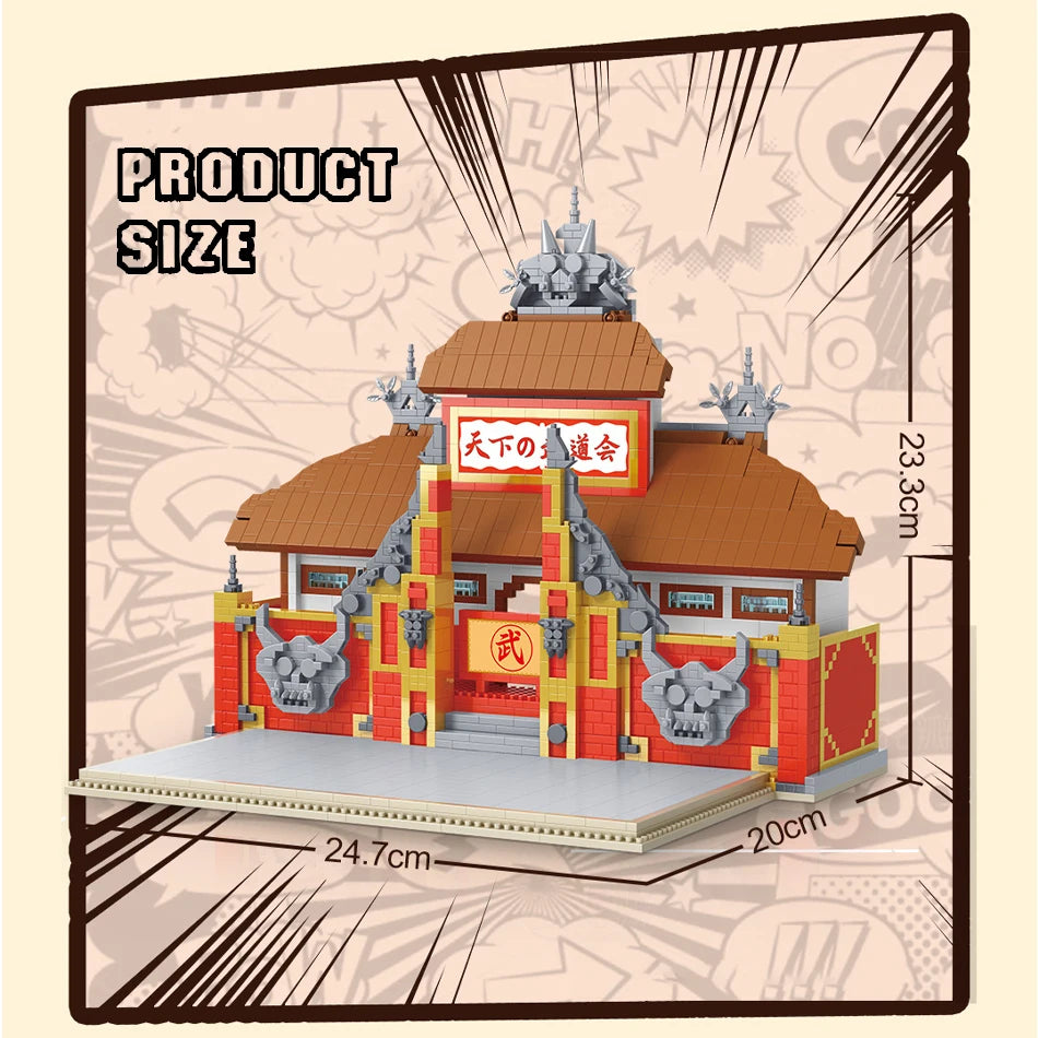 Japan Dragon Anime Tenkaichi Budokai Model Diamond Building Blocks Balls Cartoons Scene Architecture Bricks Toy Kids Adults Gift