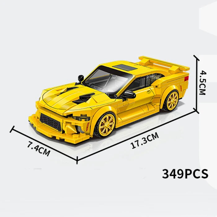 Moc Speed Champion Technical Car City Vehicle Racing Car Building Blocks Sports Car Garage Carro Rennau Voiture Creative Toys - CADA BRICKS®