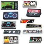 City Printed Accessories Building Blocks Computer Controller Monitor Keyboard Dashboard Mobile Phone Radio Mini Bricks Kids Toys - CADA BRICKS®