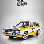 YC23043 Racing Sport Retro Rally Car 1:8 MOC Technical Building Blocks Assembling  Bricks Model Toys for Children Christmas Gift