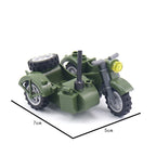 Military Weapons Guns Mortar Special Forces Police SWAT Gangster Jeeps Off-Road Armored Vehicle Model Soldier Building Block Toy