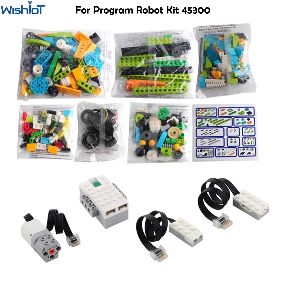 280PCS DIY Programing Robot Electronic Bricks Hub Motor Kit Compatible with Building Blocks We.Do 2.0 45300 Educational Robotics - CADA BRICKS®