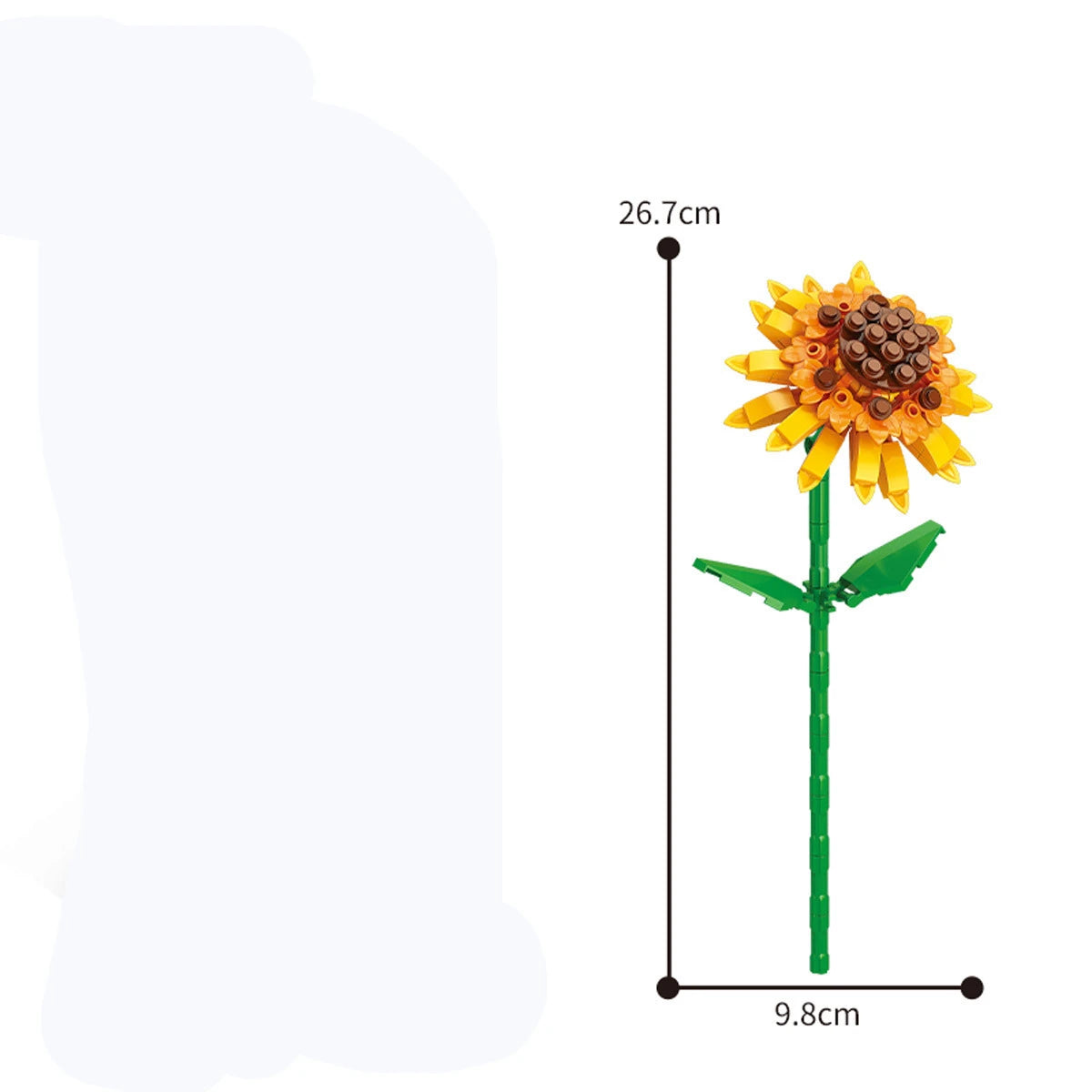 13 Stijlen Mooie Bloemen Bouwstenen Roos Valentijnsdag Lavendel Perzik Lelietje-van-dalen Tulp Bakstenen Doe-Het-Zelf Huisdecoraties