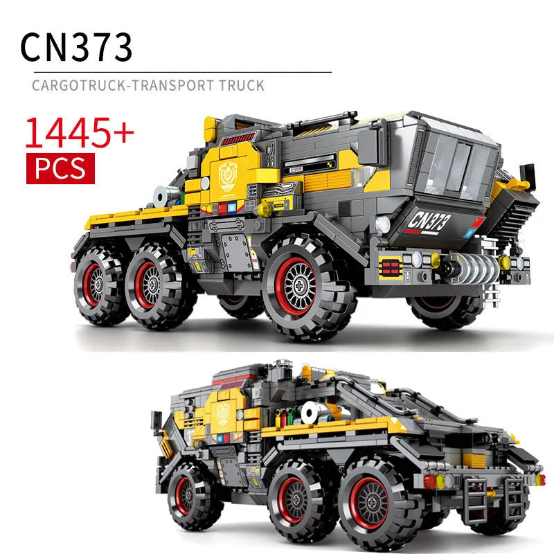 Military Model Building Block the Wandering Earth Heavy Transport Vehicle Truck 832pcs Educational Bricks Toy Boy