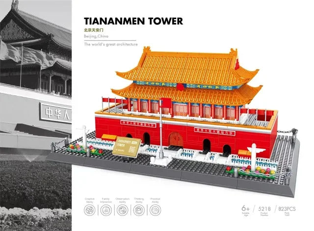 MOC World Famous Architecture Edifice Opera House Building Blocks Villa Savoye Bridge Tower Toy Children Birthday Christmas Gift - CADA BRICKS®