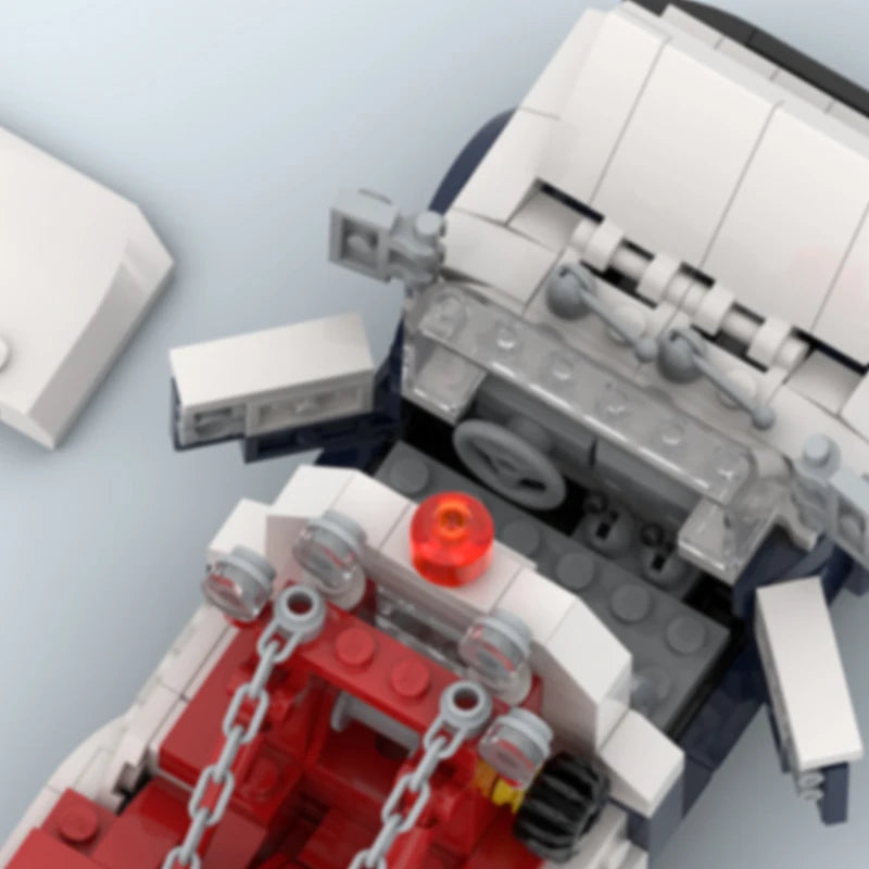 Speed Champion City Car  Model MOC Building Bricks F350 Tow Truck Modular Technology Gifts Holiday Assemble Children Toys Suit