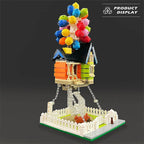 New Film Up City Expert Float Balloon Flying House Figure Building Blocks Bricks Street Scene Villa Model Assembly Toy Kid Gift