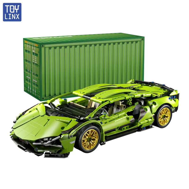 ToylinX Technical Building Blocks Racing Sport Car Speed Vehicle Model City Mechanical Super Bricks Puzzle Toys Adult Gift - CADA BRICKS®