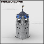 MOC Building Block Medieval Castle Tower Wall Gate Fortress Model Christmas Gifts Collection DIY Brick Assembling Toys Children