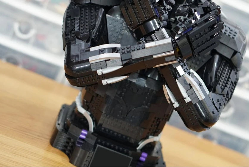 2925pcs Moc 76215 Superhero Black Panther Bust Megafigure Model Building Blocks Bricks Diy Creative Educational Toys Kid Gift - CADA BRICKS®