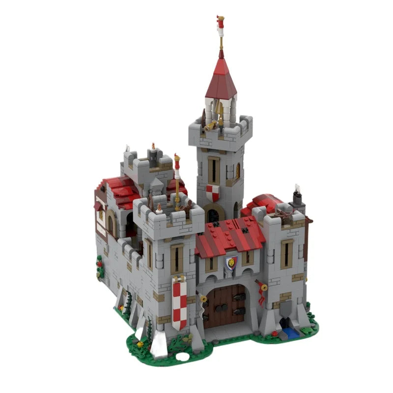 Regal Moat Castle Building Blocks Set - Medieval Fortress Architecture Design Kit, Creative Construction Toys for Kids(2580PCS)