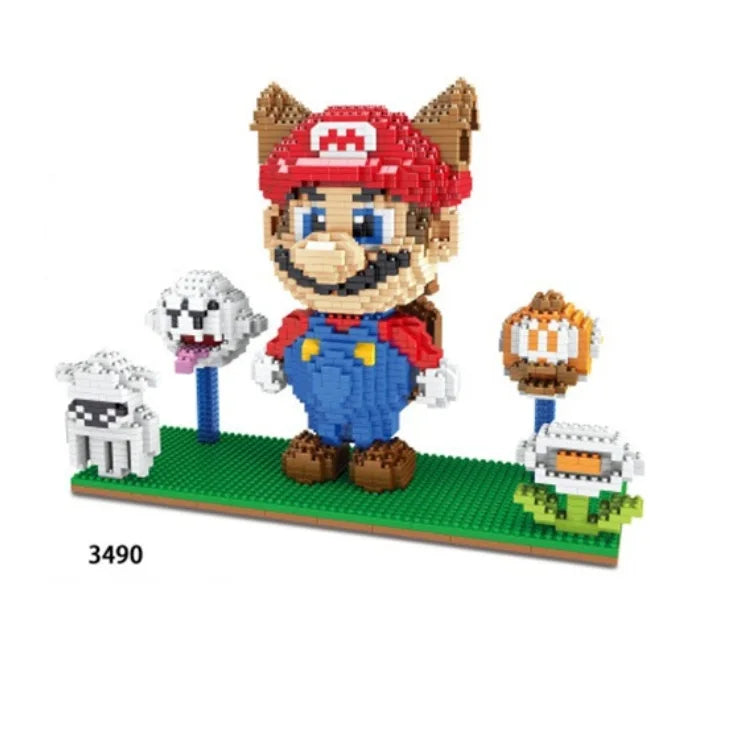 New Anime Mini Blocks Cute Cartoon Peach Luigi Building Bricks Toys for Children Present Bowser Valentine Girls Boy Juguetes - CADA BRICKS®