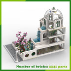 MOC Building Blocks Botanical Garden Urban Architecture Landscape Model DIY Bricks Creative Assembly Toys Xmas Gifts 2241PCS