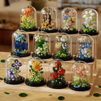 Diy Micro Flower Building Blocks Mini Bricks Particles Eternal Life Flowers Home Decoration Assembling Puzzle Toy Christmas Gift - CADA BRICKS®