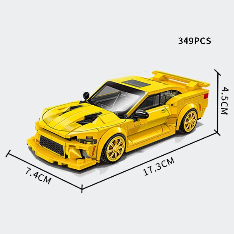 Moc Speed Champion Technical Car City Vehicle Racing Car Building Blocks Sports Car Garage Carro Rennau Voiture Creative Toys - CADA BRICKS®