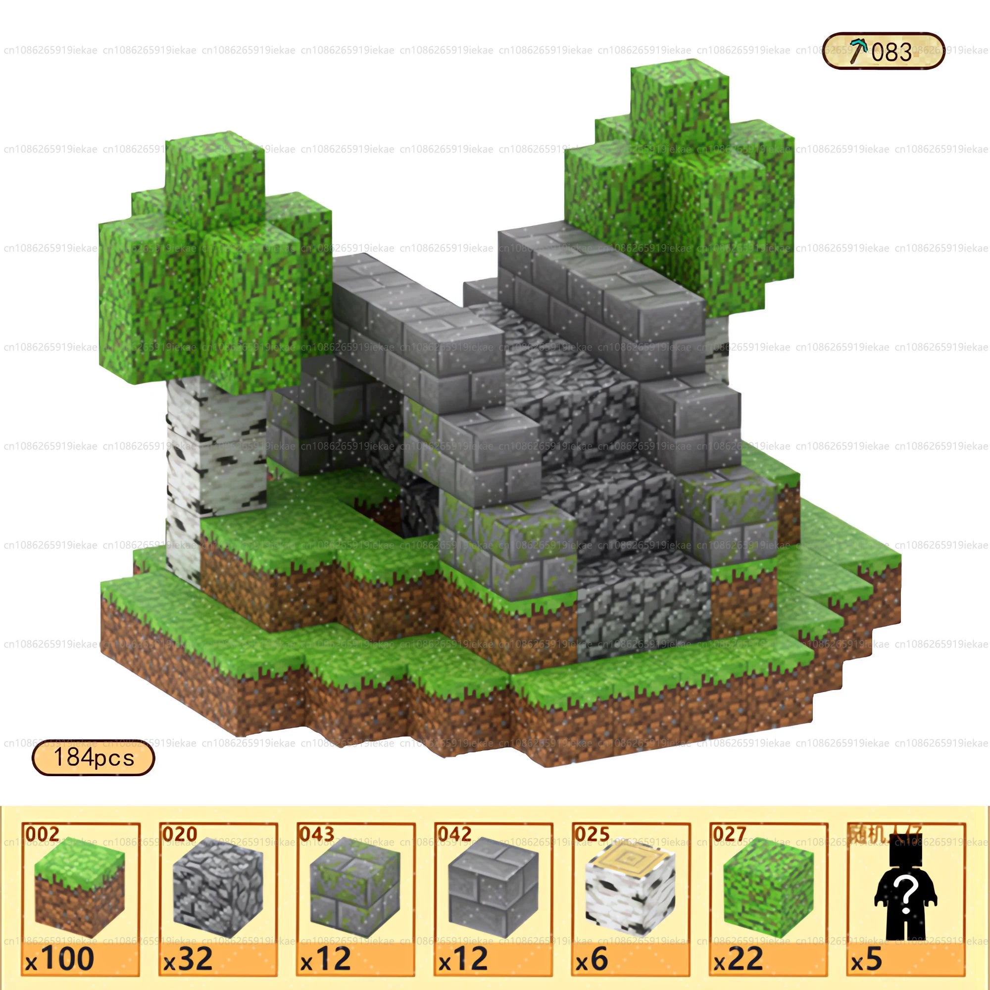 Magnetic Building Block Magnet Cube Mine World Set for Boy Girl Kid Age 3+ DIY Model Children STEM Sensory Toy Christmas Gift - CADA BRICKS®