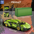 ToylinX Technical Building Blocks Racing Sport Car Speed Vehicle Model City Mechanical Super Bricks Puzzle Toys Adult Gift - CADA BRICKS®