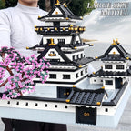 MOC 39101 Japanese Style Architecture Streetview Building Block Himeji Castle Model sets Assembly Bricks Kids Toys Christmas Gif