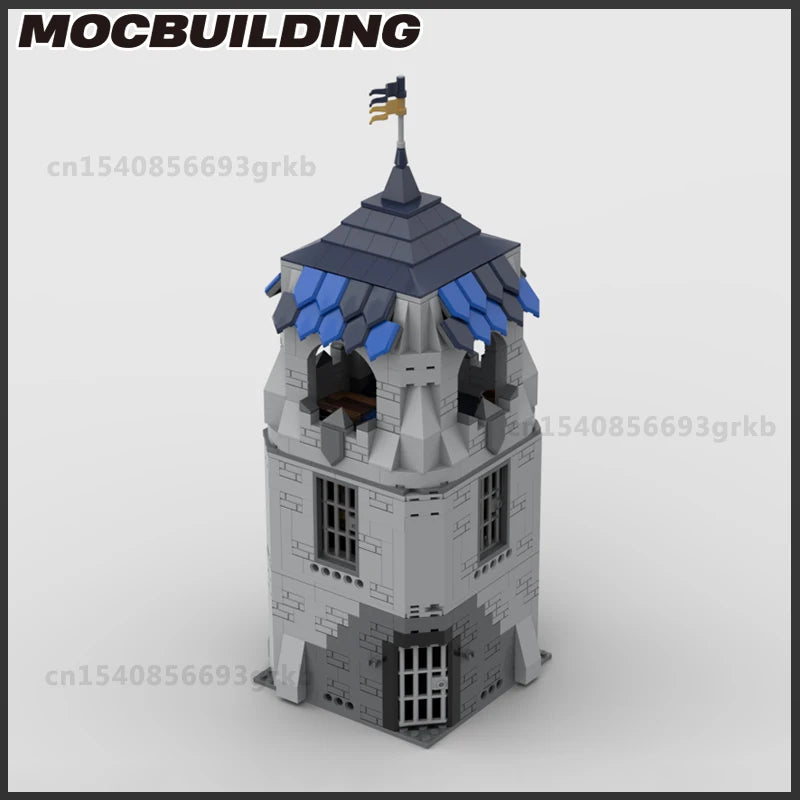MOC Building Block Medieval Castle Tower Wall Gate Fortress Model Christmas Gifts Collection DIY Brick Assembling Toys Children