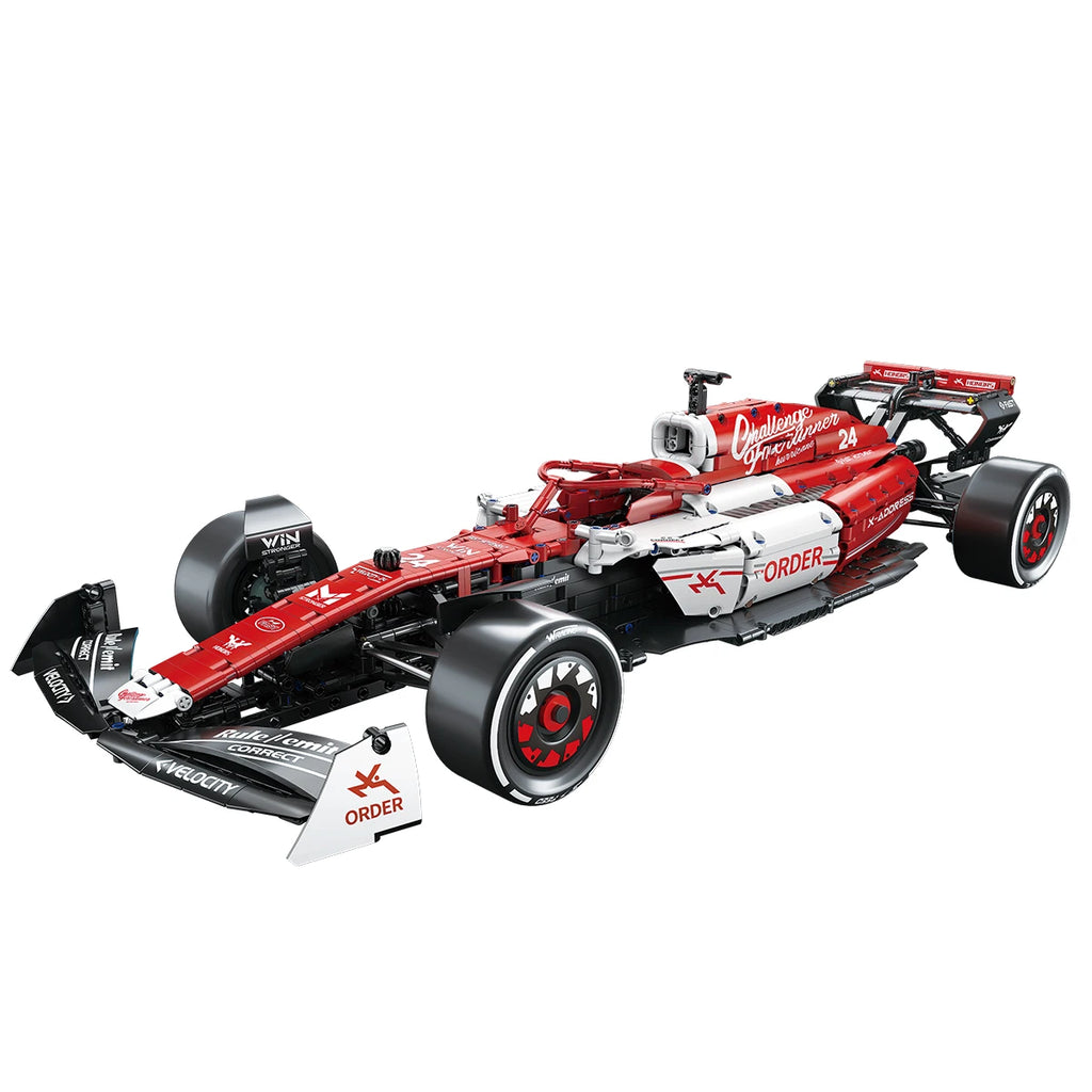 1768PCS 1:8 F1 Race Cars Building Sets MOC Building Blocks Car Cool Collectible Model Car Kits Toy Christmas Festive Gift Giving