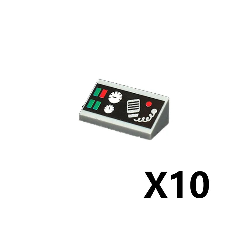 City Printed Accessories Building Blocks Computer Controller Monitor Keyboard Dashboard Mobile Phone Radio Mini Bricks Kids Toys - CADA BRICKS®