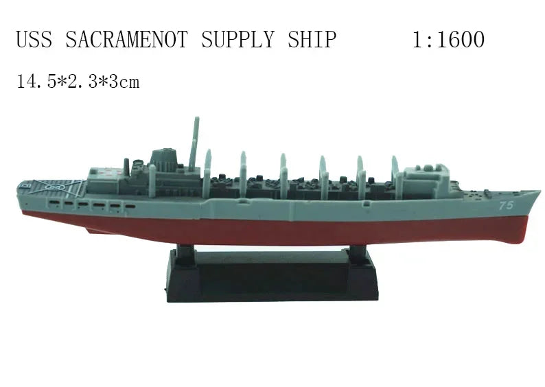 1/2000 Plastic Assemble Warship Cruiser Destroyer Submarine Model Kit WWII Yamato USS Model Ship Puzzle Military Toys For Boys