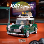 PB Creative City Retro Auto Bausteine T1 Campervan Käfer Camper Auto Bausteine Mini Camper Modell Spielzeug Kinder Weihnachtsgeschenke