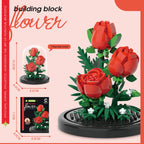 Diy Micro Flower Building Blocks Mini Bricks Particles Eternal Life Flowers Home Decoration Assembling Puzzle Toy Christmas Gift - CADA BRICKS®