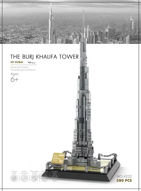 MOC World Famous Architecture Edifice Opera House Building Blocks Villa Savoye Bridge Tower Toy Children Birthday Christmas Gift - CADA BRICKS®