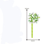 13 stiler pene blomster byggeklosser rose valentinsdag lavendel fersken liljekonvall tulipan klosser DIY hjemme dekorasjoner