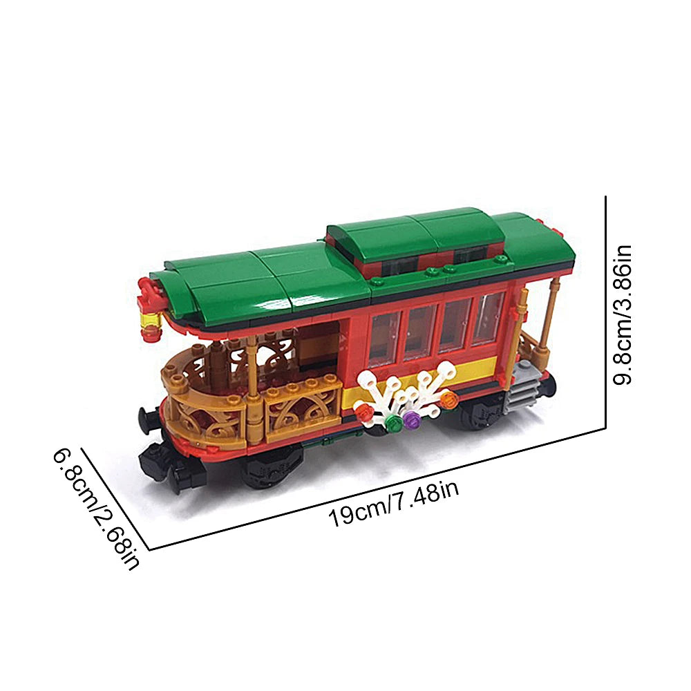 City train building blocks DIY modified accessories, creative MOC assembly track train carriage expansion set, base, wheel parts - CADA BRICKS®