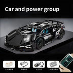 Technical Racing Sport Car Model Building Blocks technic adults 1:14 DIY Supercar Brick Puzzle Toys Kid Adult Gift（1280+granule）