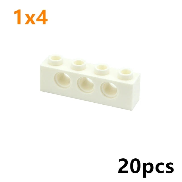 Technical Building Block MOC Combination Studded Long Beam with Hole Thick Bricks Compatible 3703 32018 3895 2730 3894 3701 3700 - CADA BRICKS®