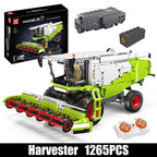Mould King 17014 Technical Car Building Block The Remote Control Harvester Model Assembly Truck Bricks Toys Kids Christmas Gift