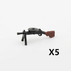 5/10 WW2 Soldier Weapons Building Block Two-color Printing Machine Rifle Submachine Sniper Guns Military Accessories Bricks C238 - CADA BRICKS®