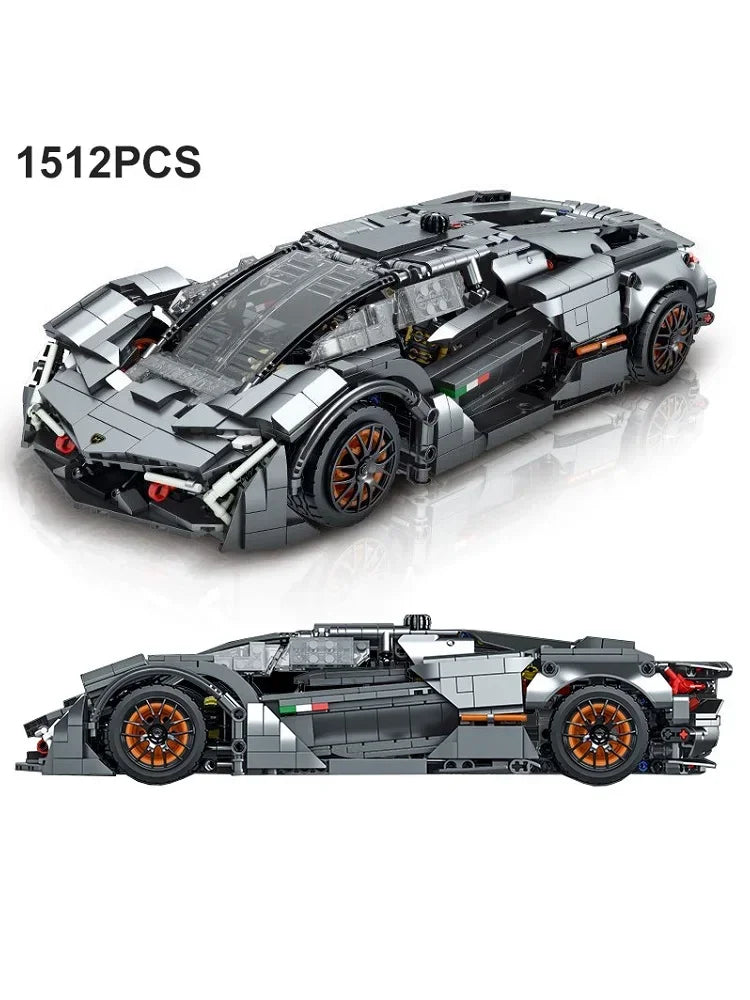 Technical 1:14 Lambo Super Speed Sport Car Building Blocks Famous Vehicle Racing Car Assemble Bricks Toys For Adult Kids Gifts