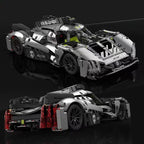 2023 New Technical Peugeoted 9X8 Mans Hybrid Hypercar Super Racing Car Building Blocks Sport car Brick Toys For Adult Kids Gifts