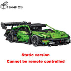 1644PCS Technical Super Speed Lamborghinis Sport Car Building Blocks Famous Race Vehicle Model Assemble Bricks Toys For Children